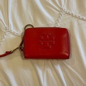 Tory Burch Red Coin Purse Wallet